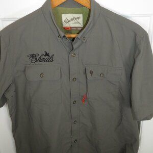 Duck Camp Lightweight Outdoor Wingshooting Shirt Vented XL The Shoals Logo